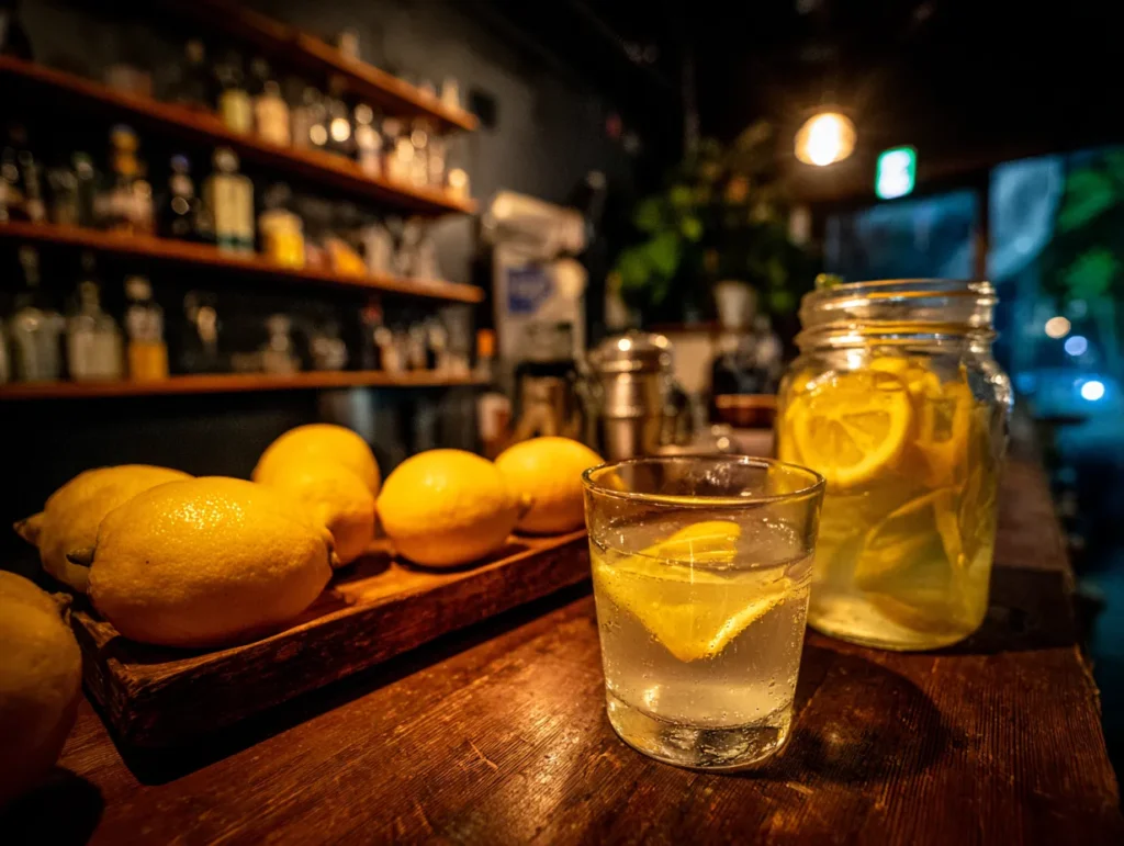 東京老舗スナック紅(BENI)の自家製レモンサワー