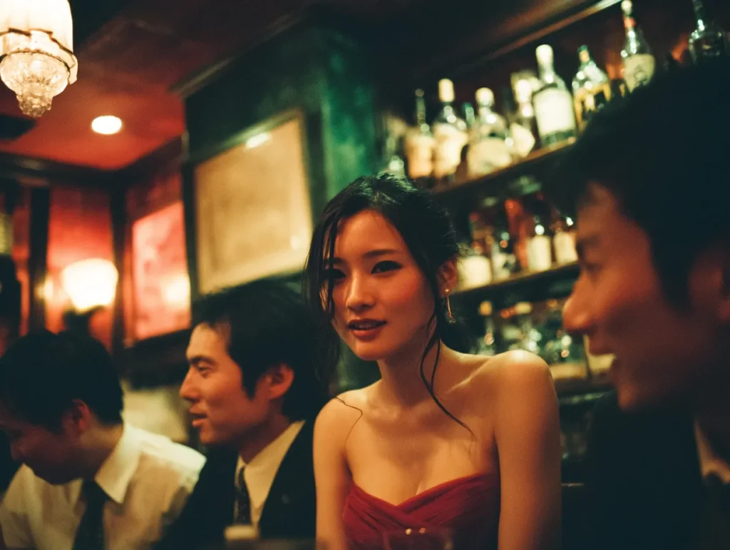 東京のスナック紅(BENI)本店のお客様の風景。