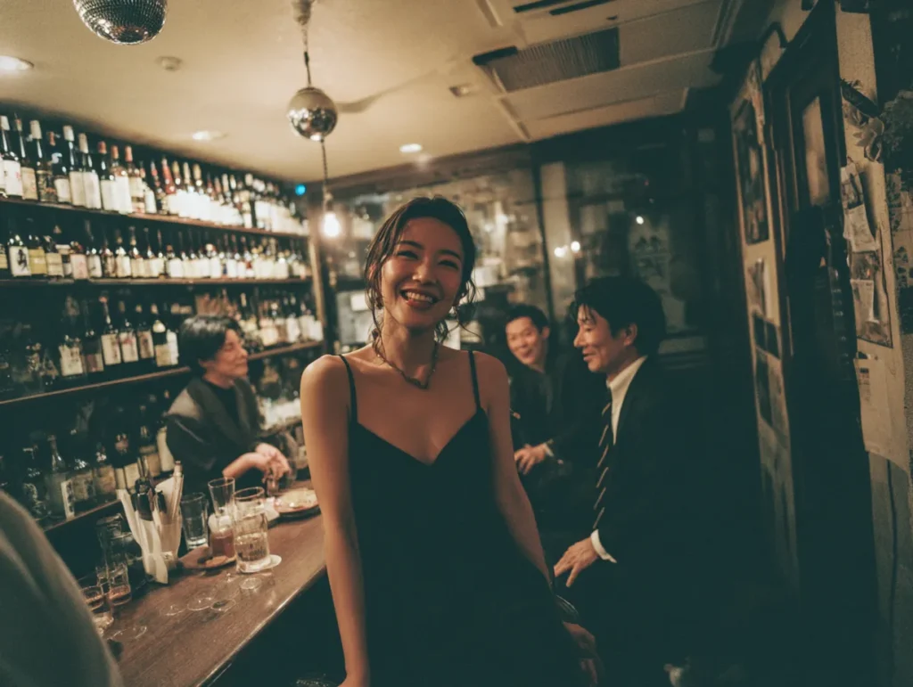 東京のスナック紅（BENI）本店の様子がわかる店内風景。