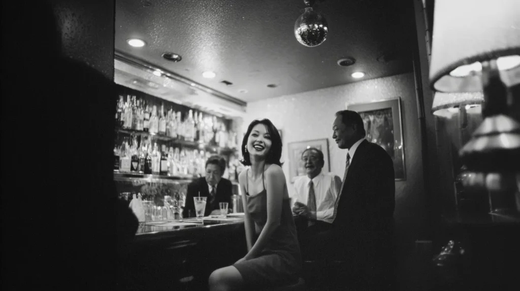 東京のスナック文化を体現するスナック紅(BENI)本店の様子