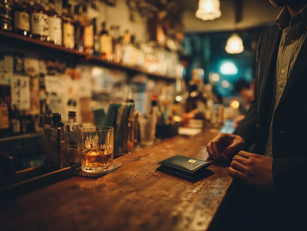 東京のスナック紅(BENI)でのお会計の様子